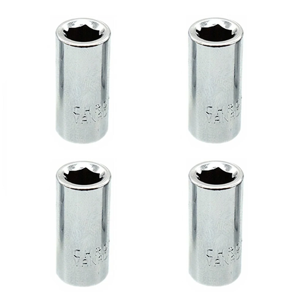 1/4pcs 1/4 Ratchet Socket Adapter Universal Socket Hex Bit Holder Converter Wrench Hand Tools Set Repair Tools