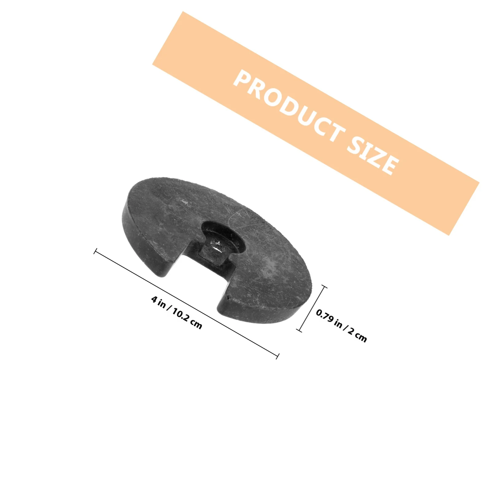 قاعدة مصباح طاولة بلاستيكية الوزن شكل دائري ثابت حامل مصباح مكتبي مرجح مضاد للطرف قاعدة بديلة مريحة للمكتب المنزلي #2