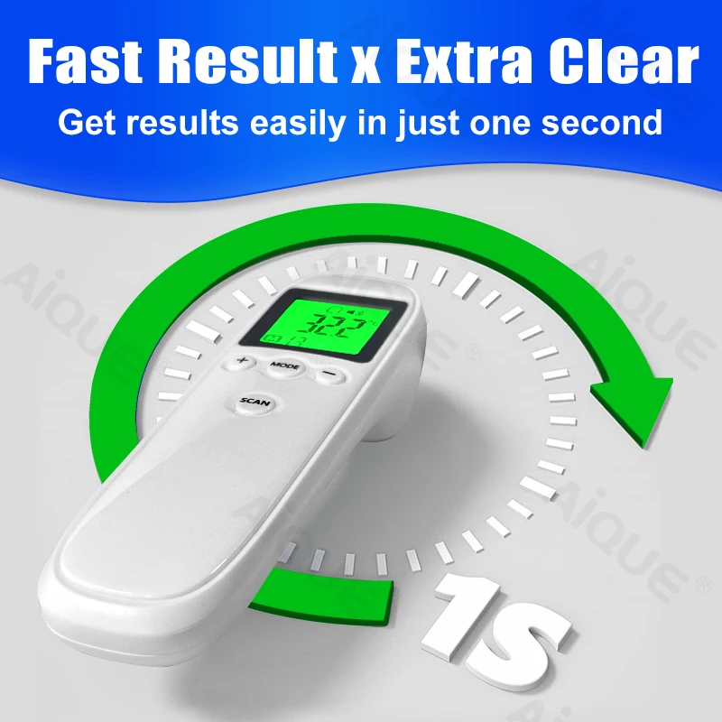 JUSTLANG Digital Infrared Thermometer Baby Forehead Non-contact Medical Use Body Temperature Meter Adult IR Measure Fever image 4