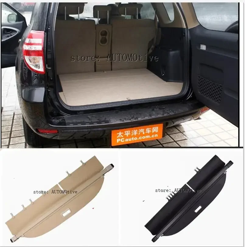 

Car Rear Trunk Security Shield Cargo Cover For Toyota RAV4 2006.07.08.2009.2010.2011.2012 High Qualit Trunk Shade Security Cover