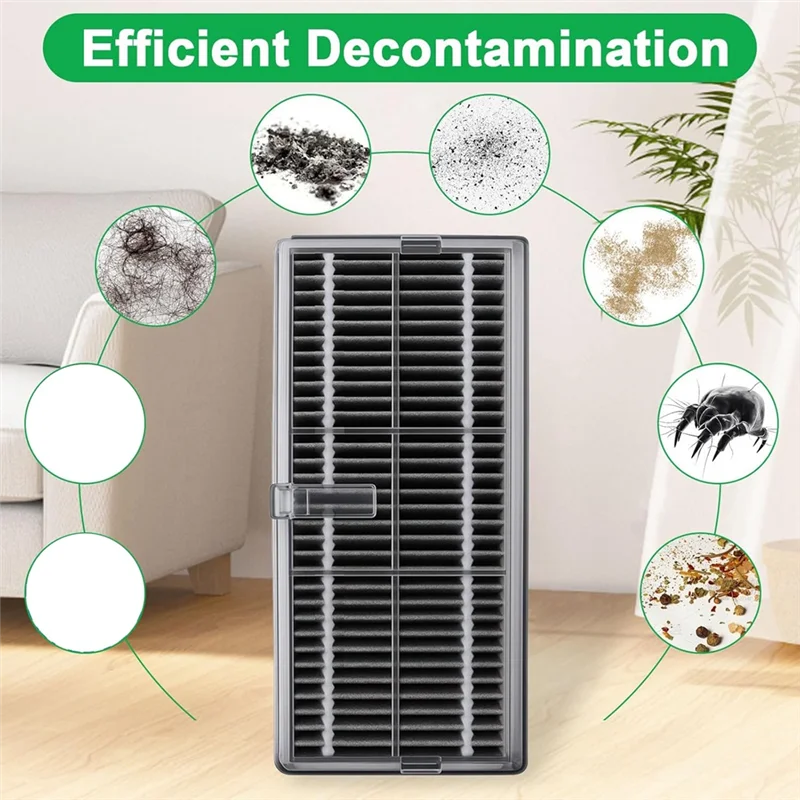 【صفقة!】مجموعة استبدال فلتر HEPA لـ Dreame L10s Pro Ultra Heat/L10s Ultra Gen 2/X40 Ultra/L40 Ultra/X30 Ultra/Mova P50 Pr