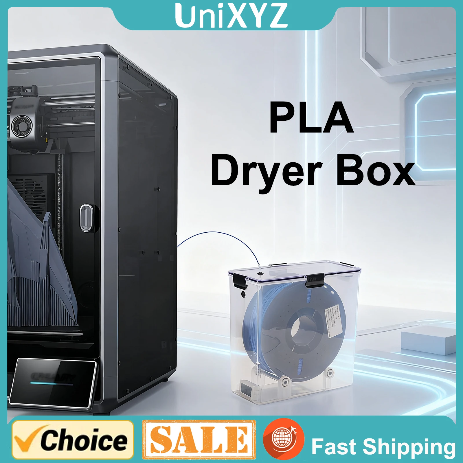 

Запчасти для 3D-принтера PLA-сушилка, герметичная, влагостойкая, мониторинг в реальном времени для 3D-принтера, держатель ящика для хранения нити