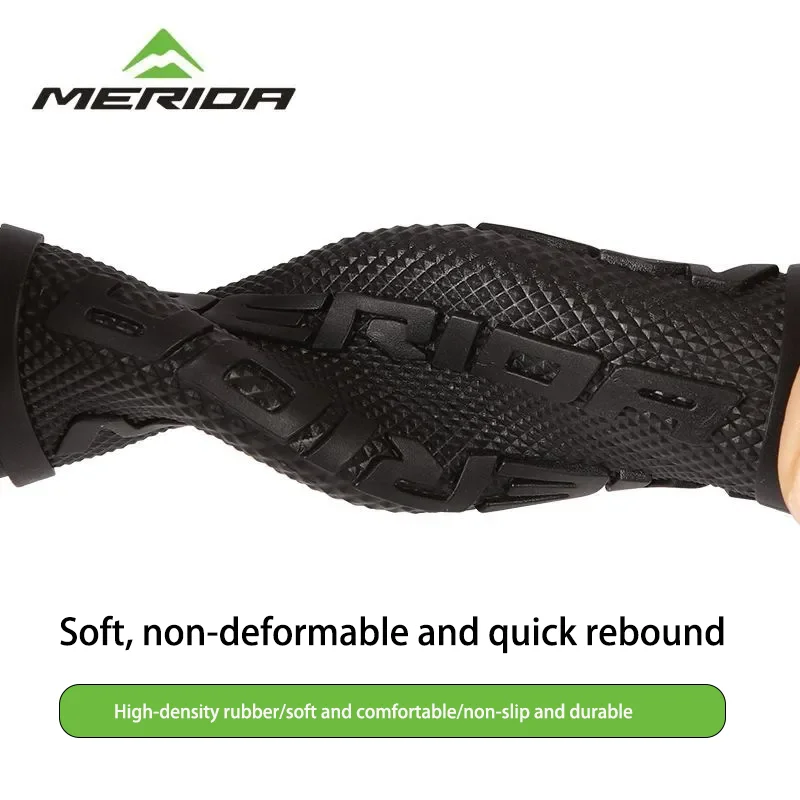 MERIDA Bicycle Grip Rubber Handle Case Shock Absorption and Non-slip