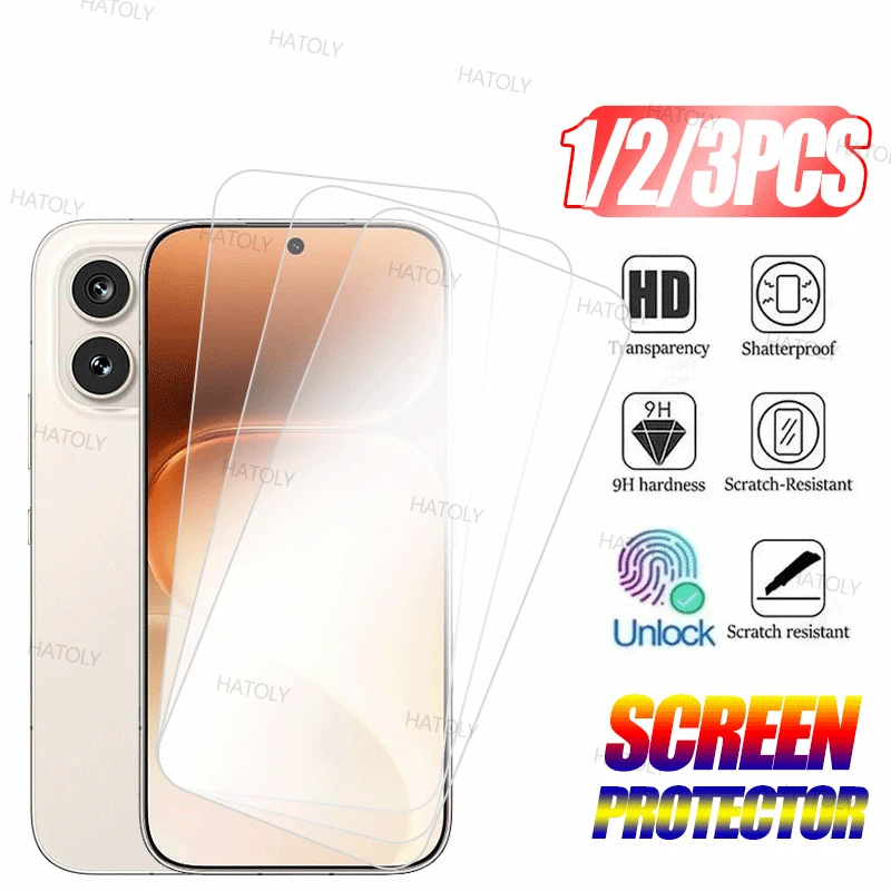 

3/2/1PCS Screen Protector For Honor 600 Pro Tempered Glass Honor 600 Pro Full Glue Anti-Scratch Phone Glass For Honor 600 Pro