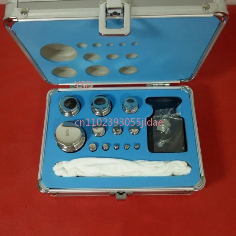 F1 Grade 24pcs Calibration Weights Kit | 1mg-500g 304 Stainless Steel Precision Set for Digital Scale