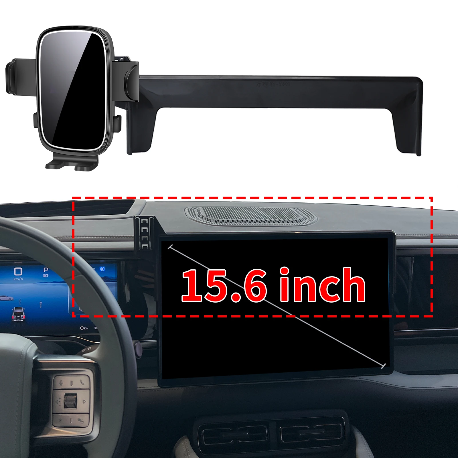 

fit for BYD Equation Leopard 5 2025 2024 2023 Custom Fit Phone Holder Mount Dashboard Screen Base No Drill Car​​ accessoires