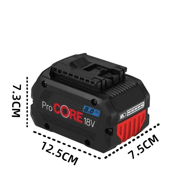 18V ProCORE 8000mAh for Bosch 18V Cordless Tool BAT609 BAT618 GBA18V80 21900 Replacement Battery - 21700 Electric Cell