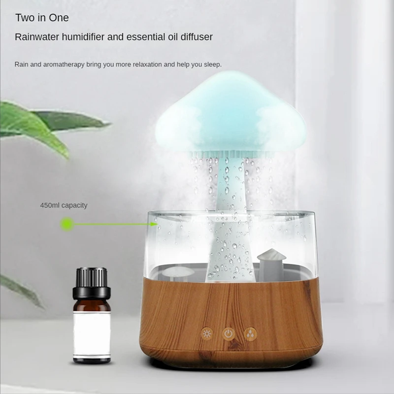 เครื่องเพิ่มความชื้นอัลตร้าโซนิคเครื่องพ่นอโรมาเธอราปี5V 2A เครื่องเพิ่มความชื้นในครัวเรือน