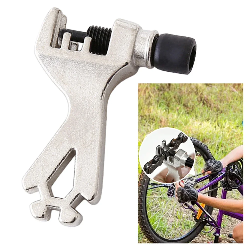 

1pcs Bicycle Chain Cutter Chain Remover Spoke Tool Bike Repair Tool Carbon Steel Handleless Mini Chain Breaker