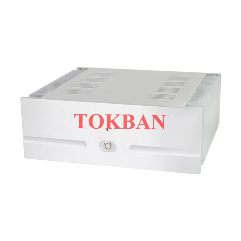 Tokban Audio CJ150 432*155*390mm All Aluminum Class A Amplifier Chassis Enclosure DIy Home Amp Case Shell