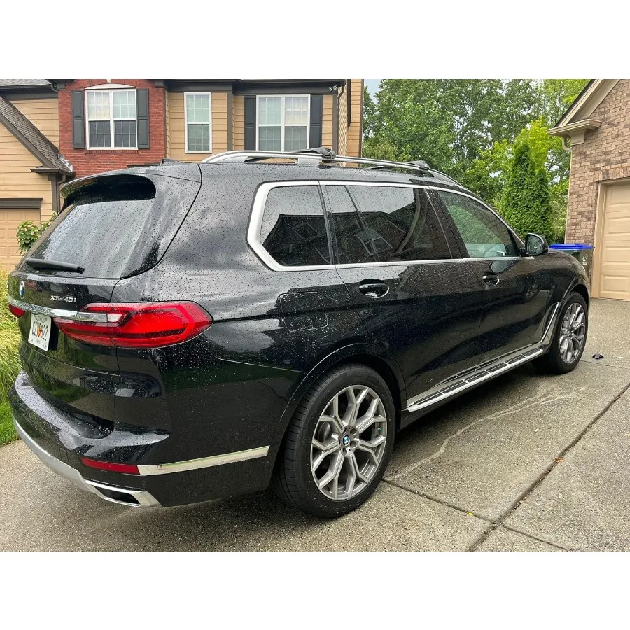 Roof Rack Cross Bars for BMW X7 G07 fit Raised Rail System Aero Design with Quick Access TSlot 2019Up Models 330lbs Capacity Lo