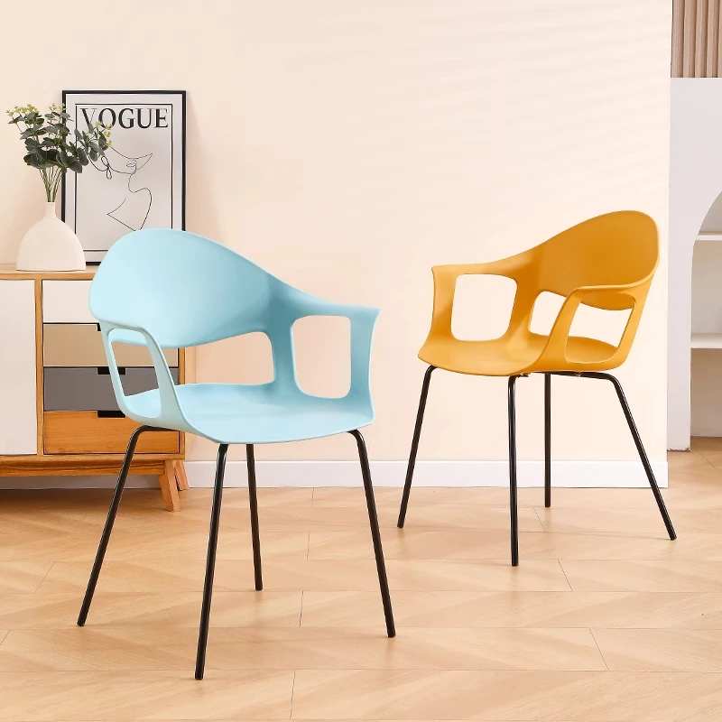 m Nordic Minimalist Cafe Chairs Modern Plastic Design Dining Room Coffee Chairs Lounge Chairs Backrests Furniture m