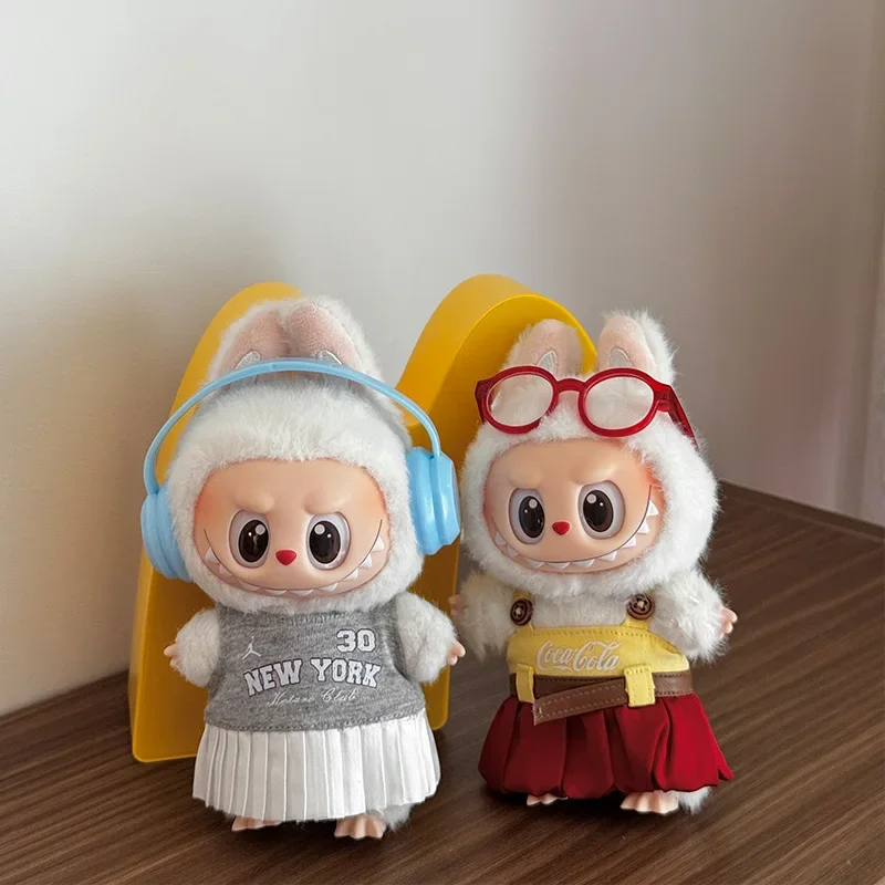 

«Только одежда» для юбки Labubu, американская форма поддержки, спортивное платье, виниловая кукла, ткань для куклы V1/v2/v3, подарок