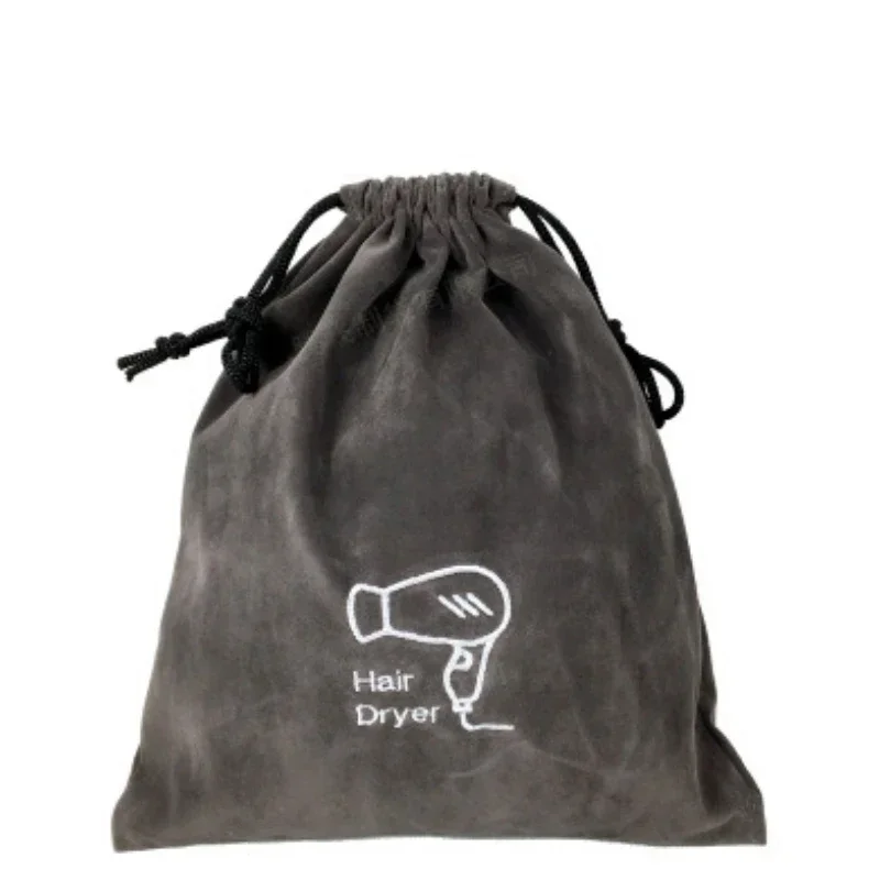 1 قطعة منظم مجفف الشعر الرباط المخملية حقيبة الرباط السباحة الصالة الرياضية فندق الأعمال القديمة تخزين حقيبة مستحضرات التجميل #4