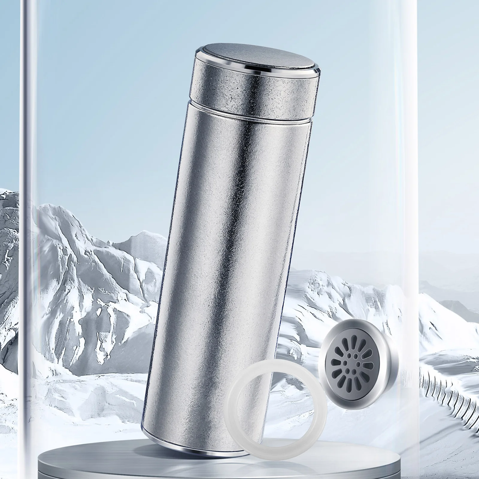 4 Buah Segel Silikon Tahan Lama untuk Tutup Terisolasi Kedap Udara Anti Bocor Pengganti Botol Teh Susu Gasket Tutup Cincin Segel Botol Silikon