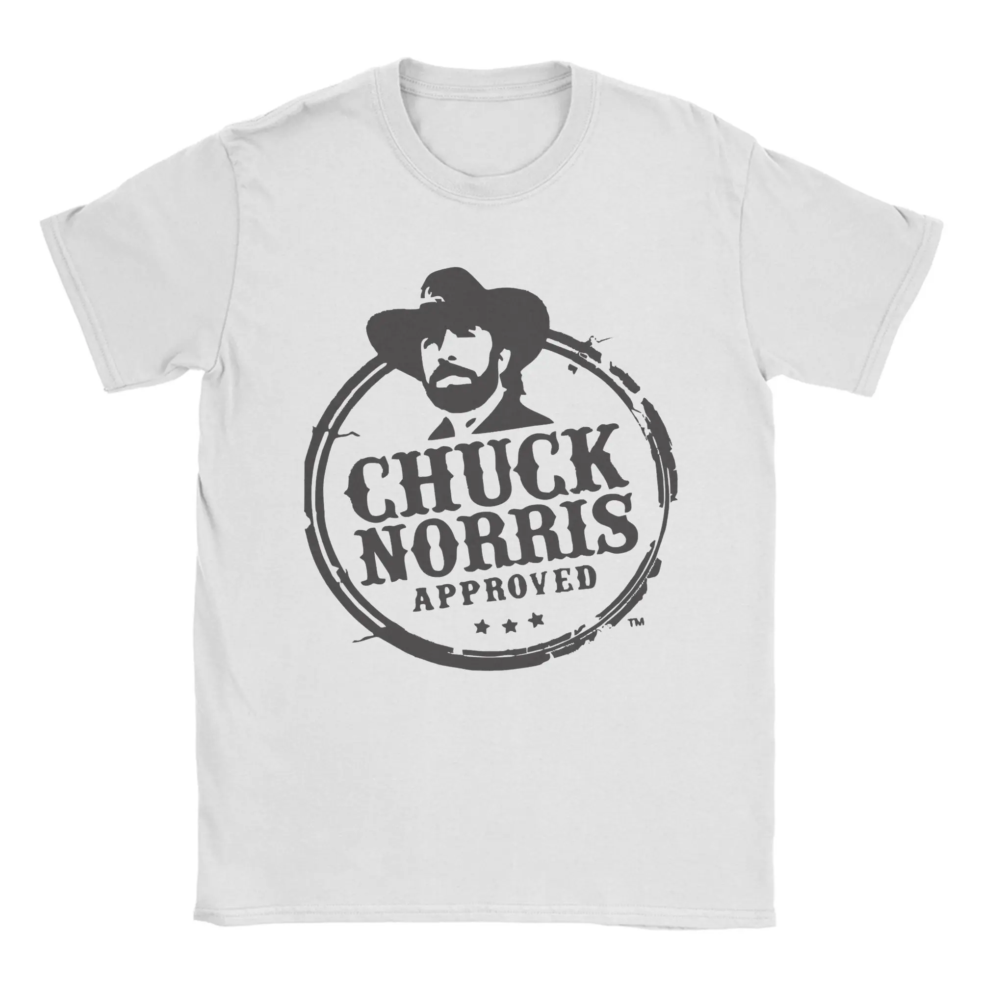 Men's T-Shirt Chuck Norris Greatest of all Time Novelty Cotton Tees Short Sleeve  T Shirts O Neck Clothing Gift Idea
