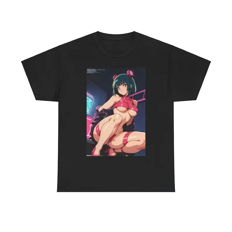 

Waifu Material Anime T-Shirt, Unisex Heavy Cotton Tee, Unisex Anime Manga Waifu Sweater Gift Shirt Anime T-Shirt, Manga Waifu Sh