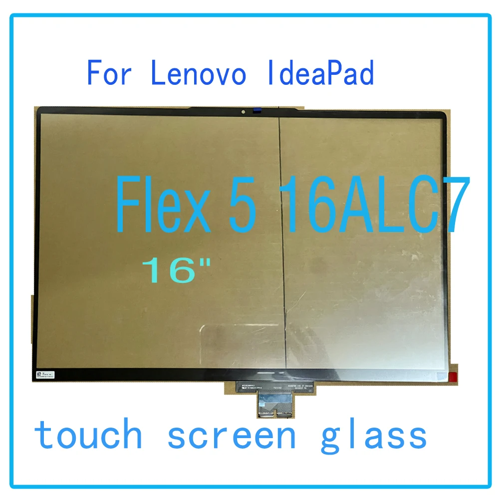 16’’ for Lenovo Ideapad Flex 5-16IAU7 Flex 5 16ALC7 Touch Screen Digitizer Glass Panel Replacement