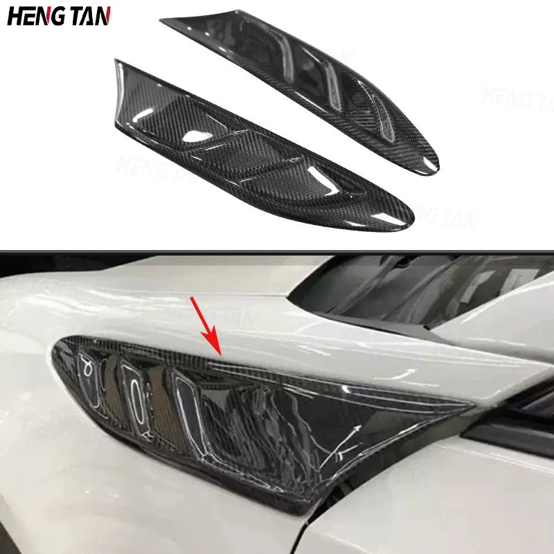 Carbon Fiber Fender Side Air Vent Outlet Cover Trim For Toyota GT86 ZN6 ZC6 ZD6 Subaru BRZ 2012-2019 Upgrade Body kit