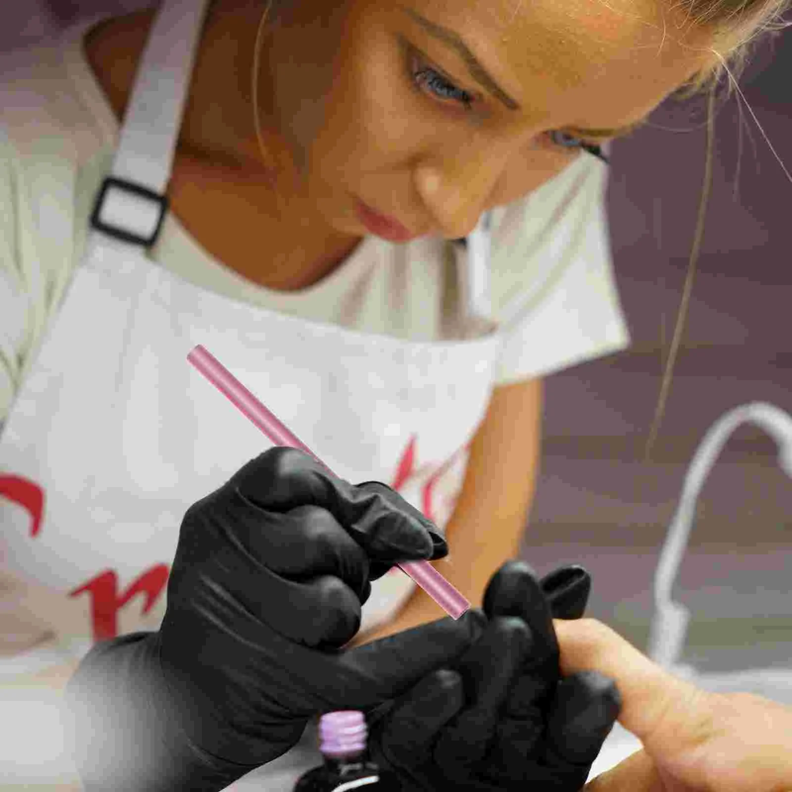 12 Pcs 네일 쉐이핑 막대 금속 튜브 키트 전문 홈 살롱 사용 아름다운 특수 손톱 만들기 도구 선물 세트