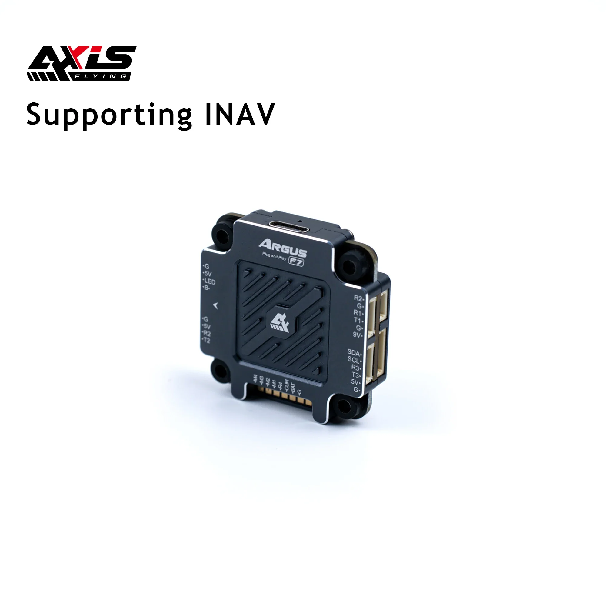 Controlador de vuelo AxisFlying Argus PRO Stack F7 96K 55A / 65A BL32 4 en 1 ESC 3-6S 30X30mm para Dron de estilo libre FPV