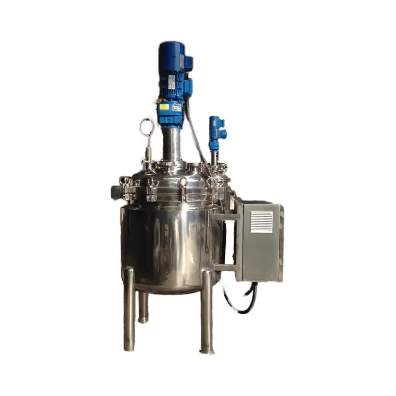 304 316L Stainless Steel Sanitary Grade Vertical Reactor Stirring Motor Pressure Vessel ASME for Food Chemical Industry