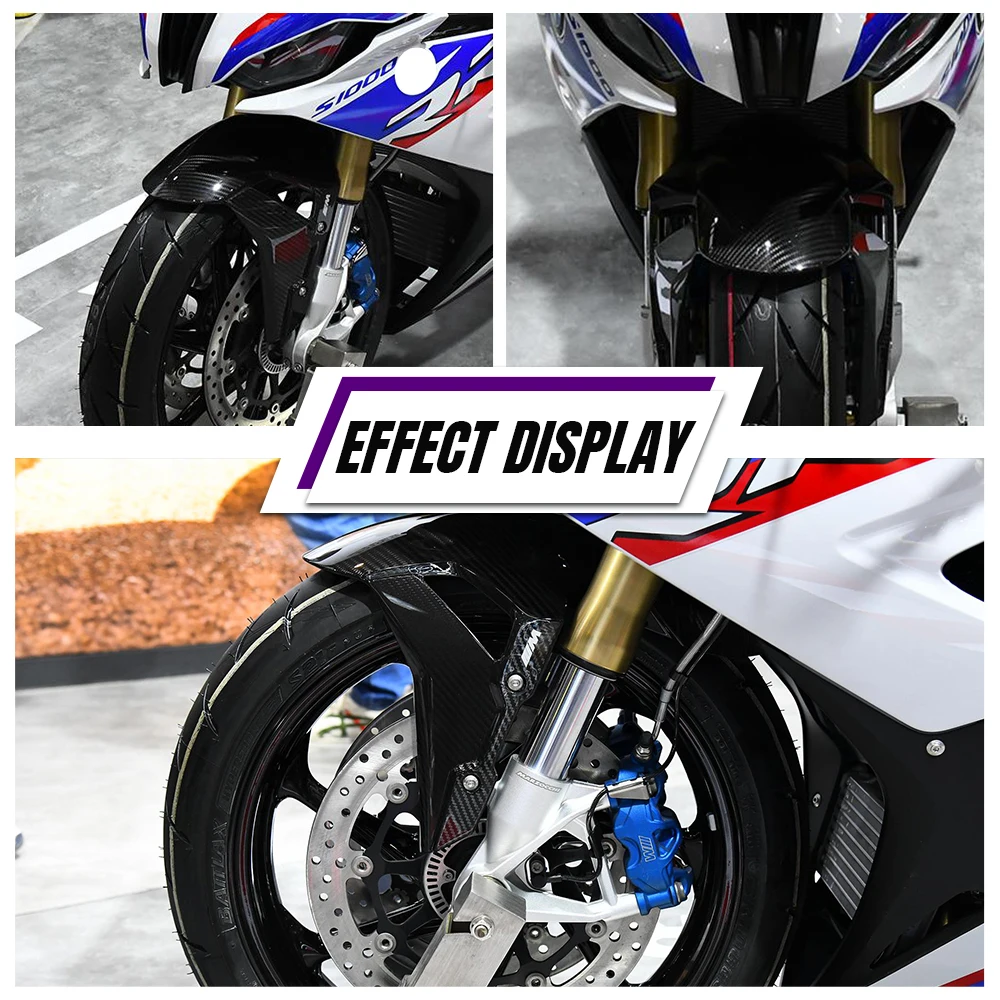 For BMW S1000RR S1000 RR 2019 2020 2021 2022 2023 Motorcycle Front Fender ABS Carbon Splash Guard Fairing High Quality Mudguard