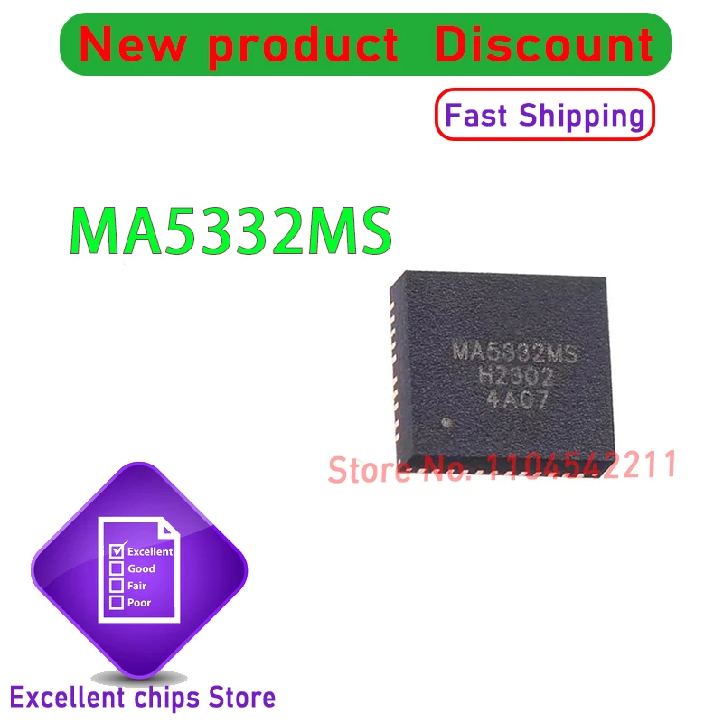 1-10 قطعة 100% جديد المستوردة الأصلي MA5332MS MA5332 QFN-42
