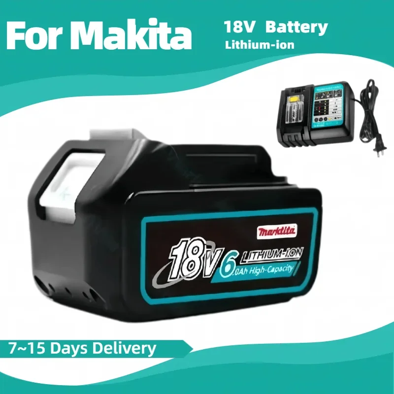 

18V Battery For Makita DDF487 DTD173 DTW700 DGA404 DGA404 100% Original Rechargeable Replaceable LED Lithium-ion 6.0/8.0A/12.0Ah