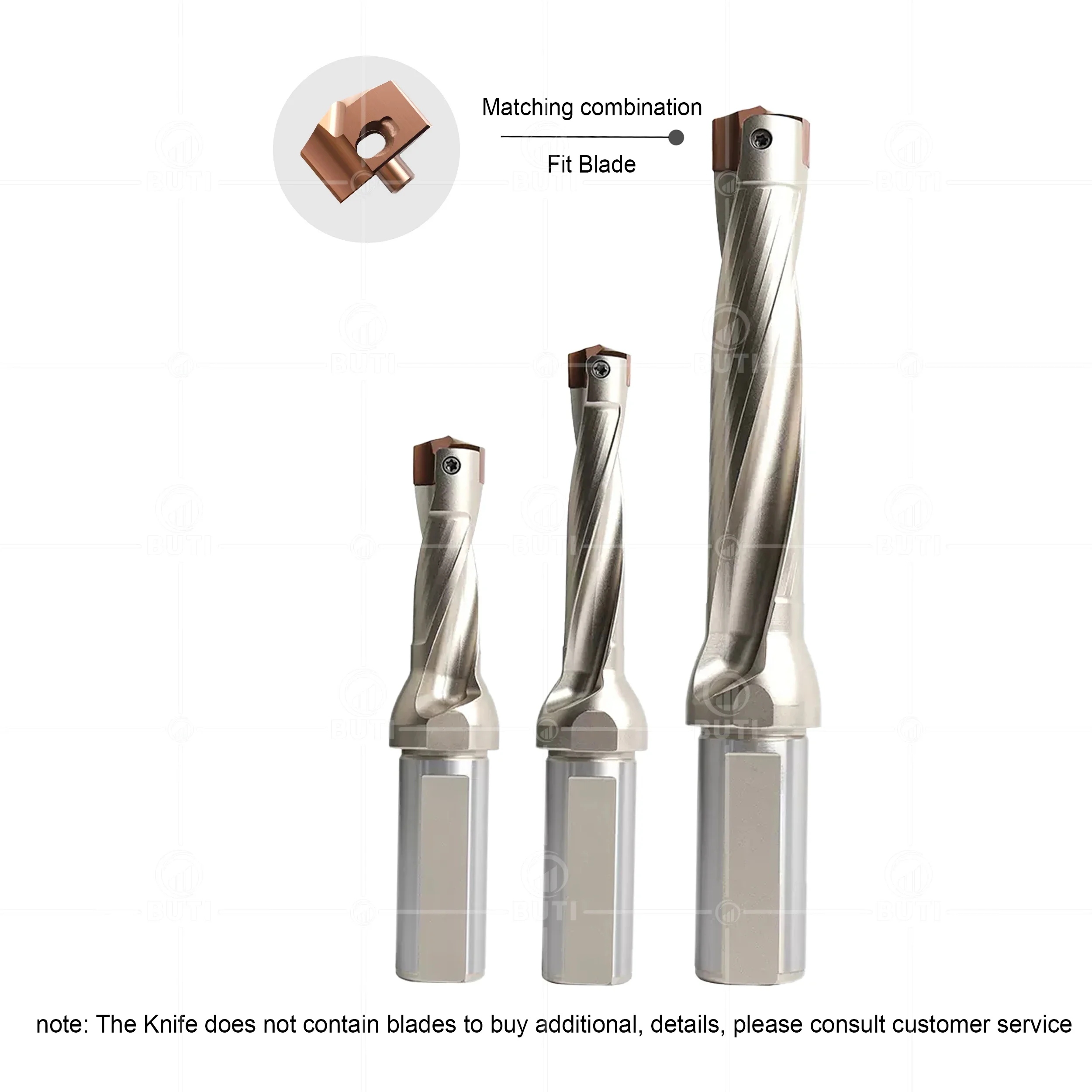 DESKAR 100% Original CNC High speed Violent Drilling 3D 5D 8D Deep Hole Drilling Holder JCD Crown Drill Rod Used For HCD Inserts