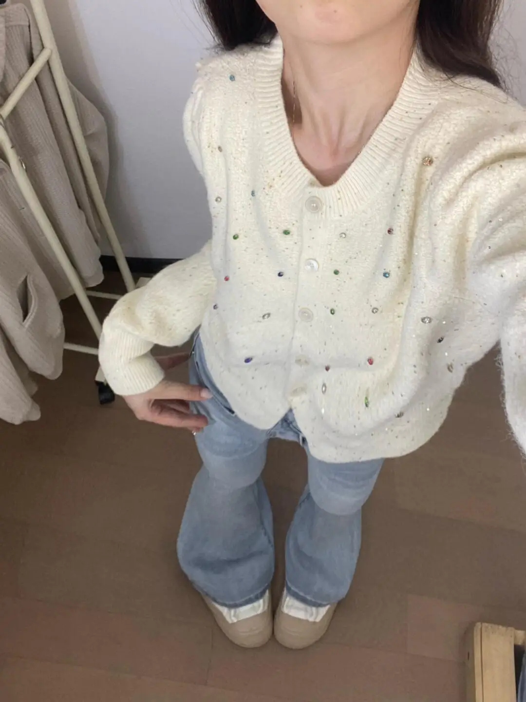 سترة محبوكة بتصميم ماسي ملون على طراز الكلية للنساء لربيع وخريف سترة جديدة غير رسمية متعددة الاستخدامات قصيرة واحدة الصدر