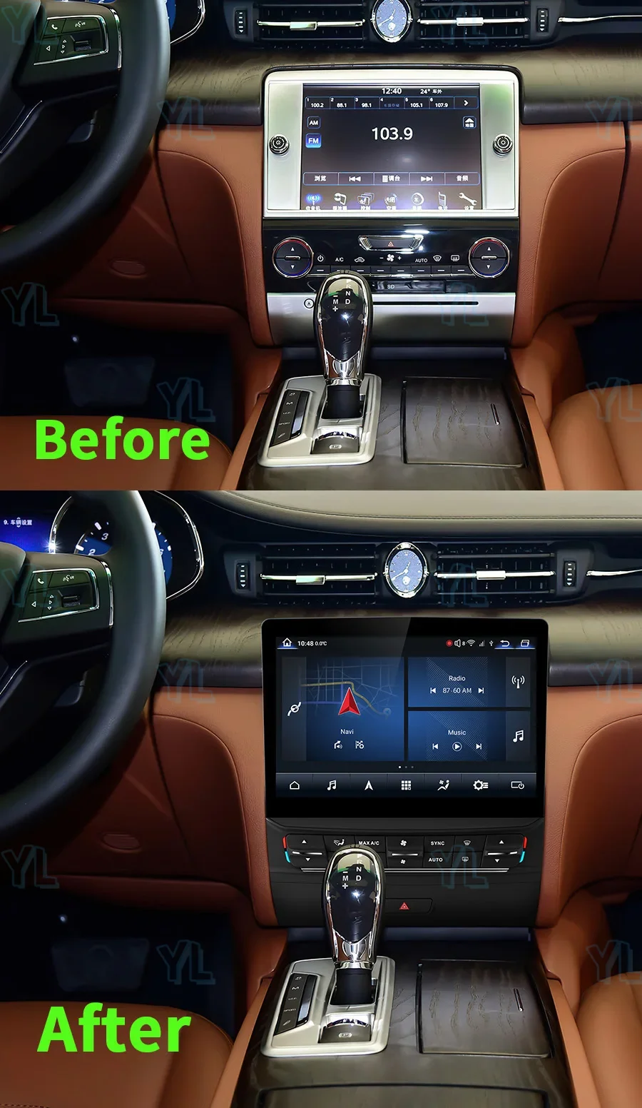 Android 13 For Maserati Quattroporte M156 2013-2020 Radio Multimedia Player Auto Stereo Recoder Head Unit Carplay LCD Dashboard