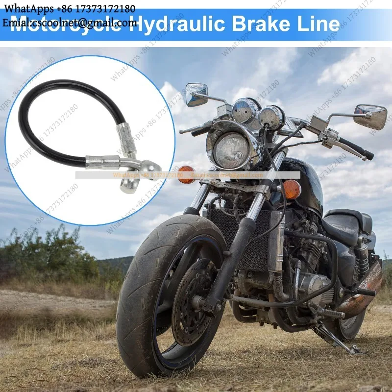 25cm Universal Motorcycle Brake Clutch Oil Hose Line Fit for Dirt Bikes ATVs Accessories