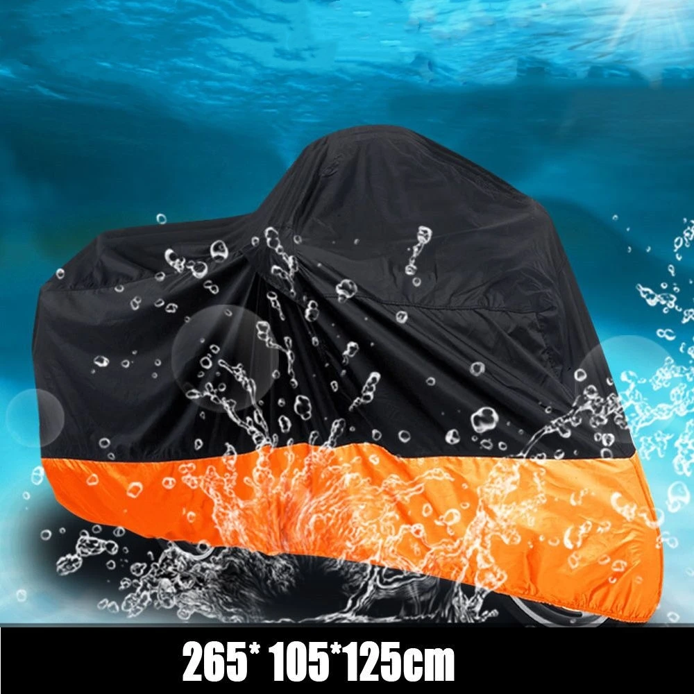 Universal XL  XXL XXXLMotorcycle Electri scooter Outdoor Rain Dust Cover Uv Scooter Covers For Harley Honda Victory Kawasaki