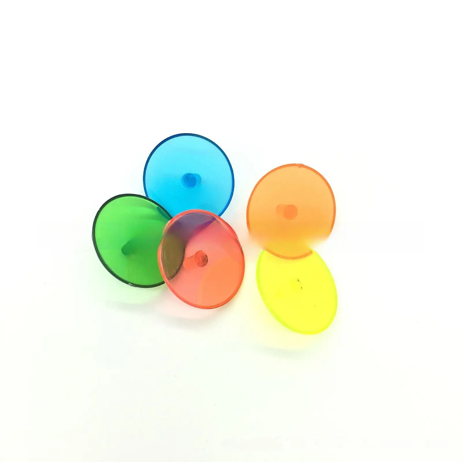 100 قطعة من علامات كرة الجولف ملحقات شفافة متعددة الألوان لعلامة موضع كرة الجولف مستديرة لتدريب علامات الرياضة للبالغين #5