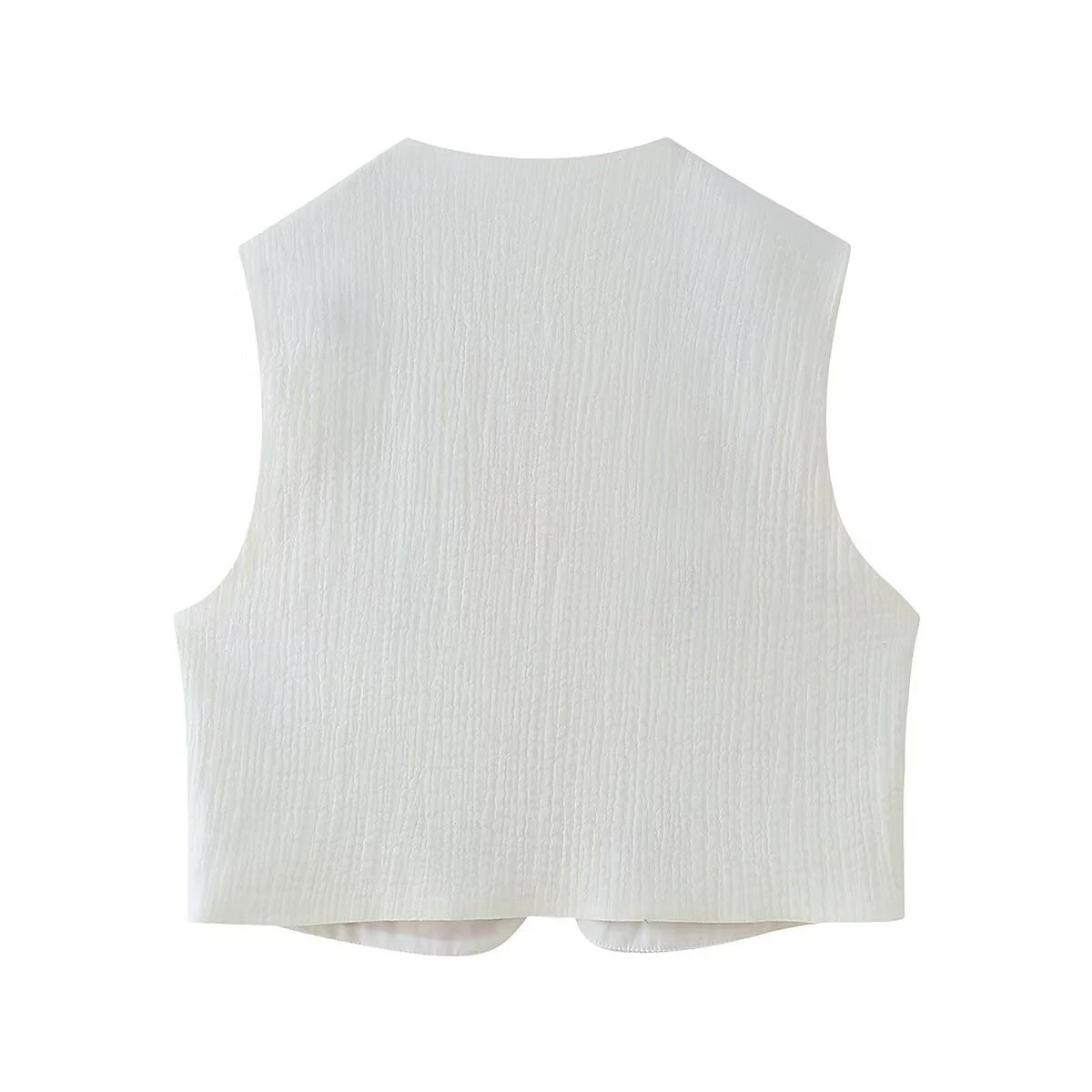2026 New European and American Style Loose-Fitting Sleeveless Embroidered Vest for Women (Versatile Slimming)