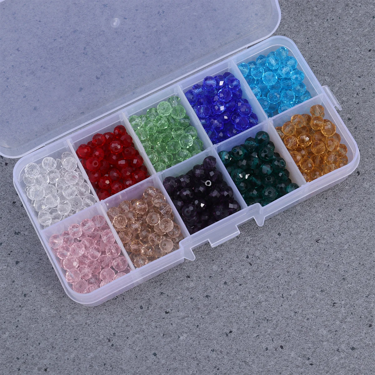 

500 шт. 6 мм хрустальные стеклянные бусины разных цветов огнеполированные бусины для самостоятельного изготовления ювелирных изделий для ожерелья, браслета, поделок