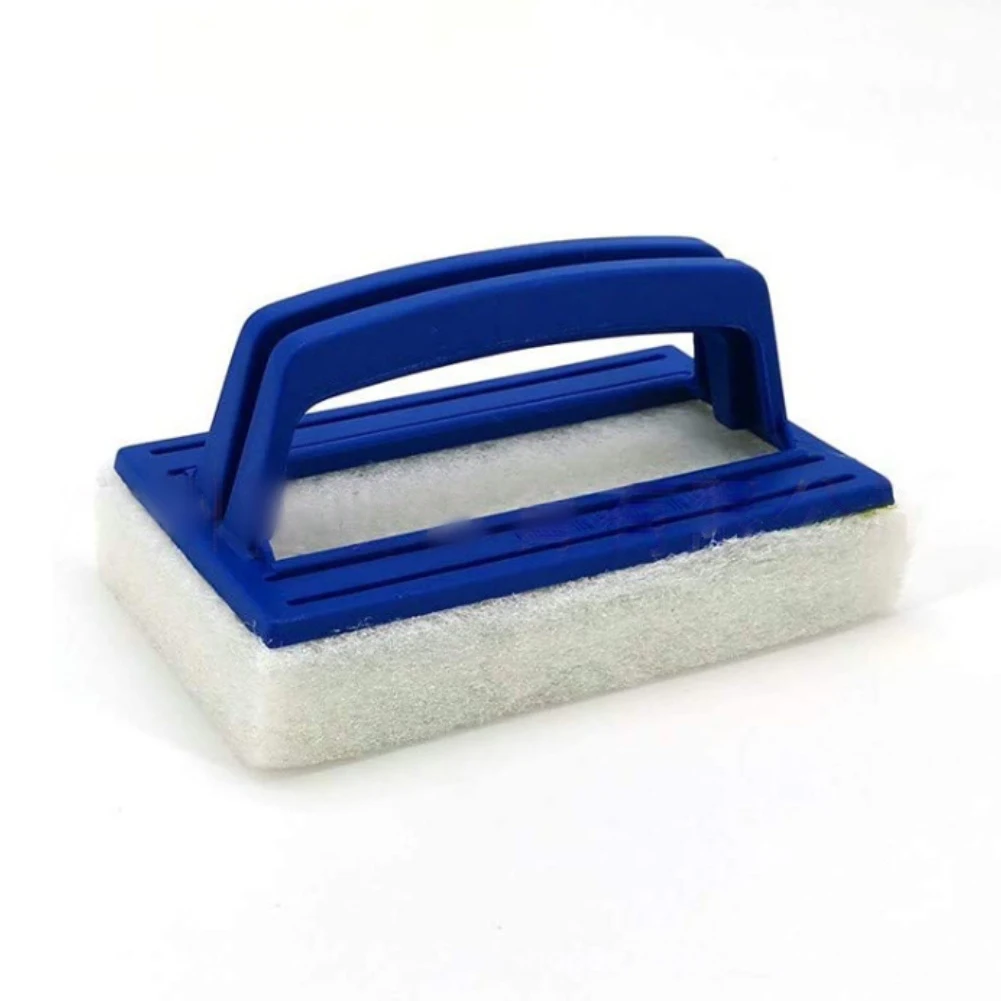 

2 Pack Pool Scrub Brush with Strong Sponge Pads for Cleaning Pool Tiles Grout Bathrooms Vinyl Liners and Kitchen Surfaces