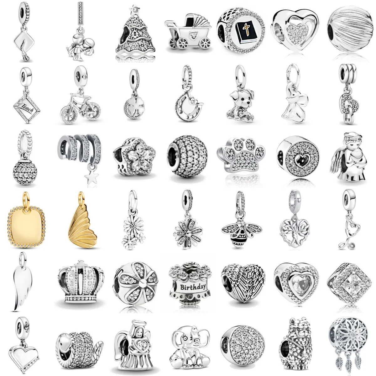 

Новинка 2023 года, европейские весны, очаровательный цветок, подвеска в виде пчелы, велосипед, бусина, подходит для оригинального браслета, сделай сам, женские ювелирные изделия, подарок, серебро 925 пробы