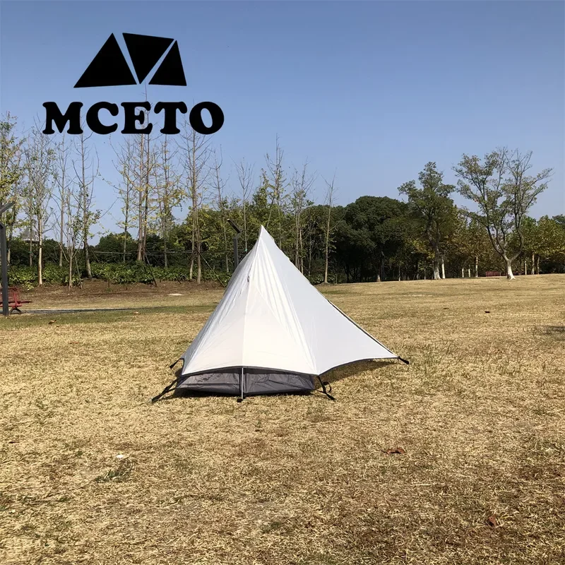 MCETO Flying Fish 1 Person Rainproof Mountaineering Camping Tent Outdoor Breathable Lightweight Ultra Light Aluminum Rod