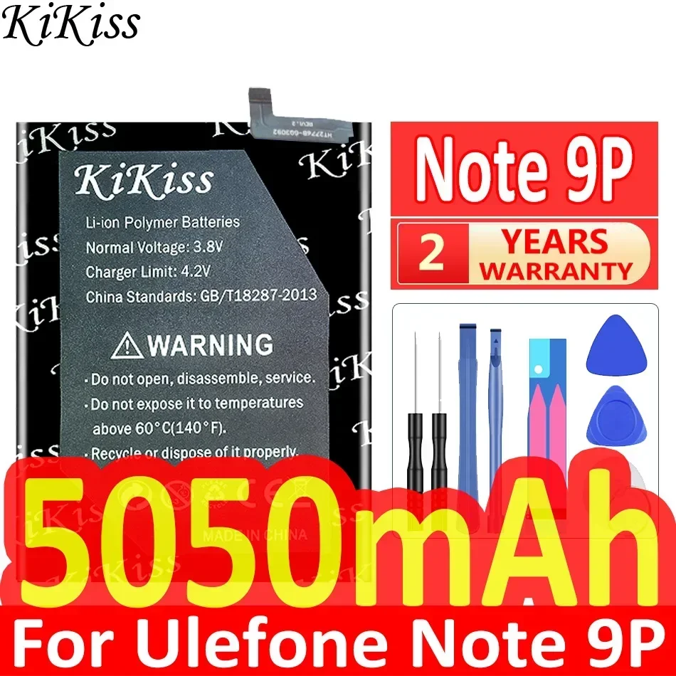 

Мощная батарея 5050 мАч KiKiss Note 9P для Ulefone Note9P