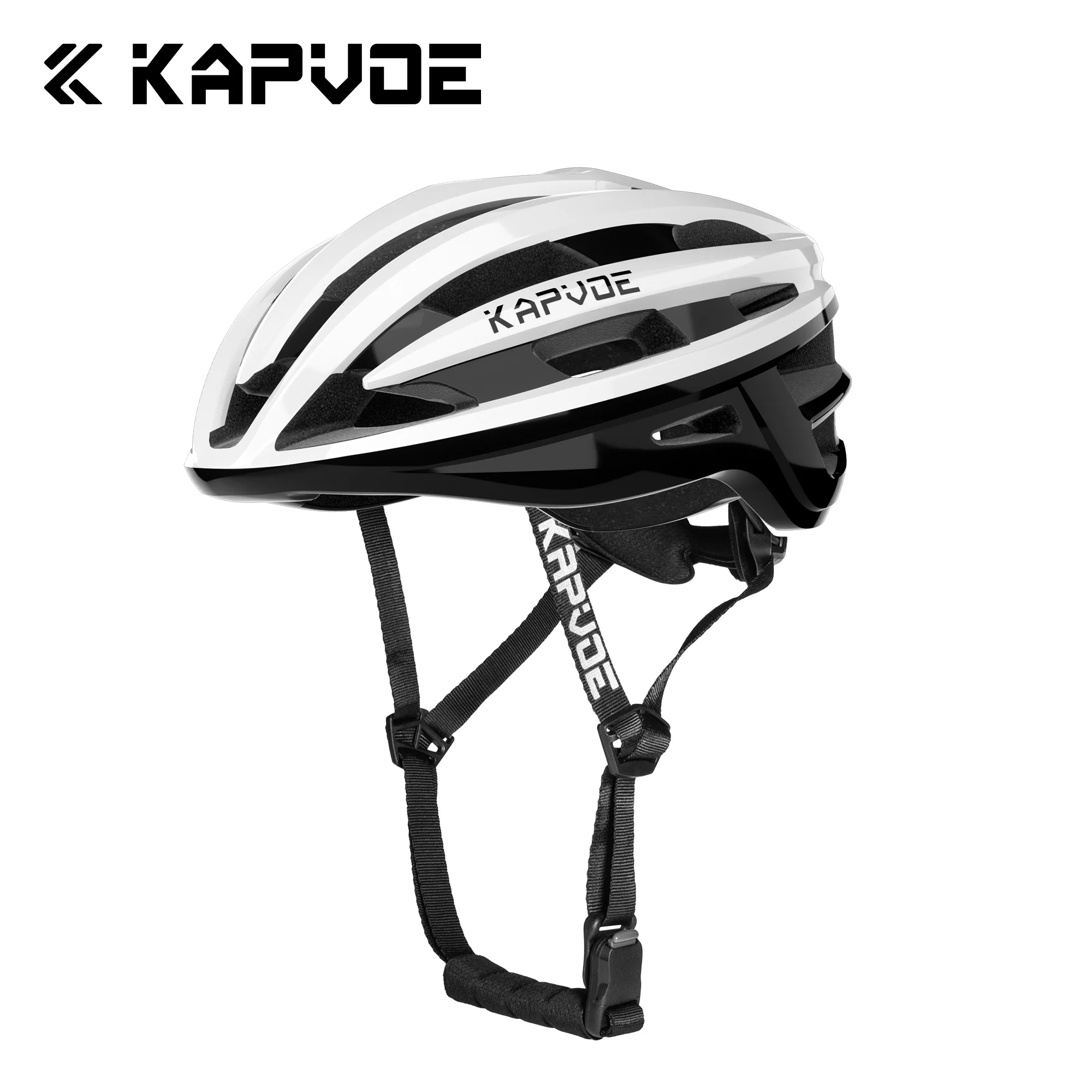 

KAPVOE Bicycle Light Helmet Type-C Charging Cycling Helmet Rechargeable Adjustable MTB Safely Mountain Road Scooter Helmet
