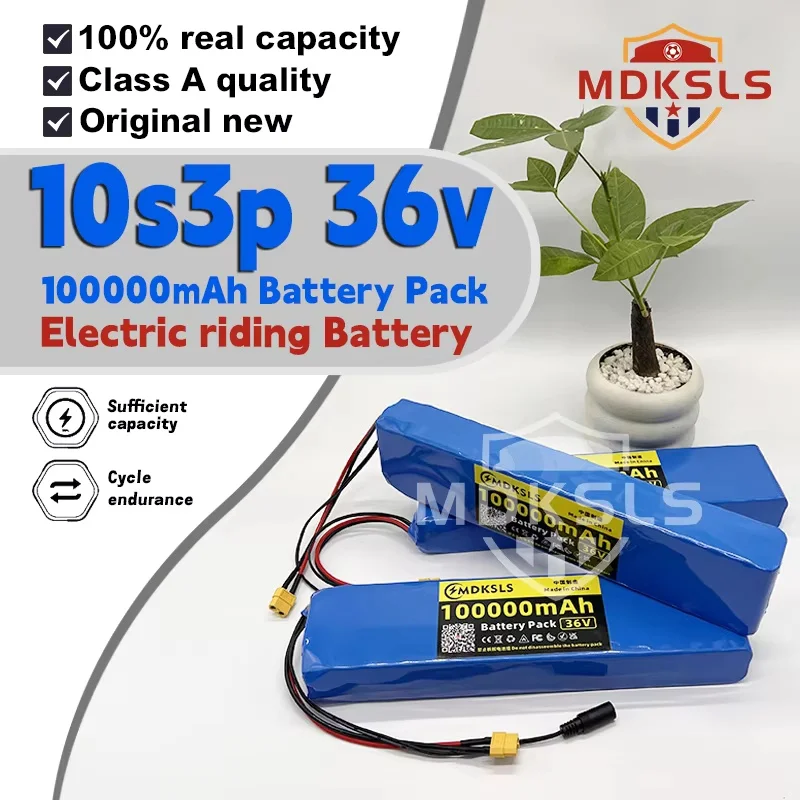 2026 10S3P 36V 100Ah Scooter Battery Pack for Xiaomi Mijia M365 36V Battery pack Electric Scooter BMS Board for Xiaomi M365