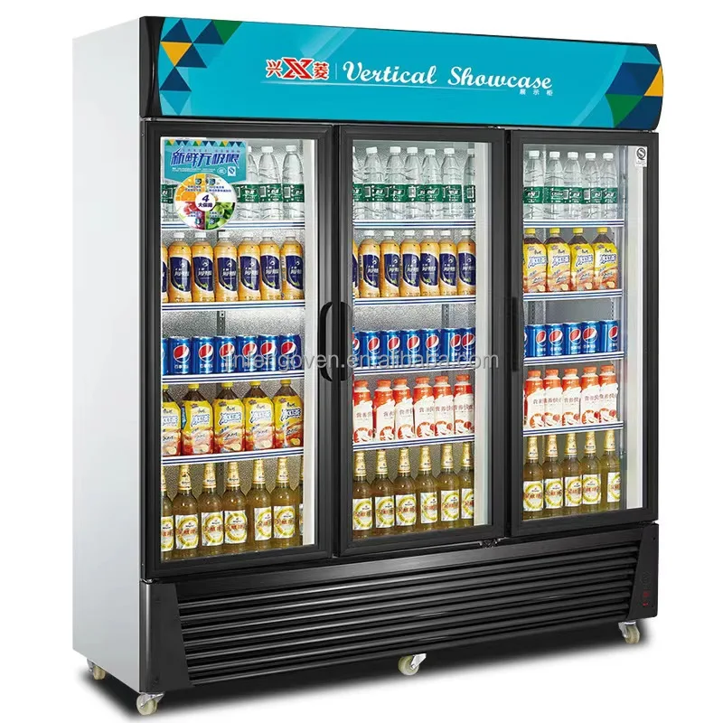 Commercial refrigerator equipment refrigerated large Beverage cold drink refrigerator/ energy drink fridge