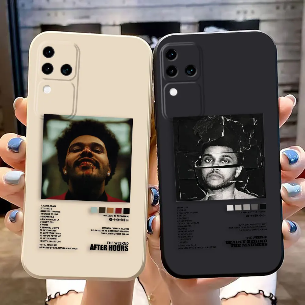 The Weeknd Singer's Minimalist Phone Case For VIVO S1 S16 V15 V17 V20 V20ES V21 V23E V25 V27 V27E V29 V29E V30 V30E PRO PV23 5G