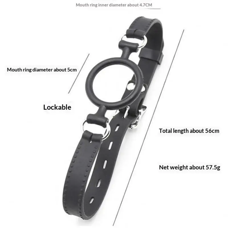 New Oral Restraints Band Bondage O Ring Open Mouth Gag Ball Sex Toys For Couples Accessories Leather Adult Products - view 6
