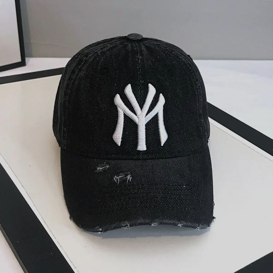 2026 Neue Unisex Baseballkappen mit Buchstabenstickerei und Löchern, Frühling Herbst Outdoor Verstellbare Freizeithüte Sonnenschutzhut – Detail 5