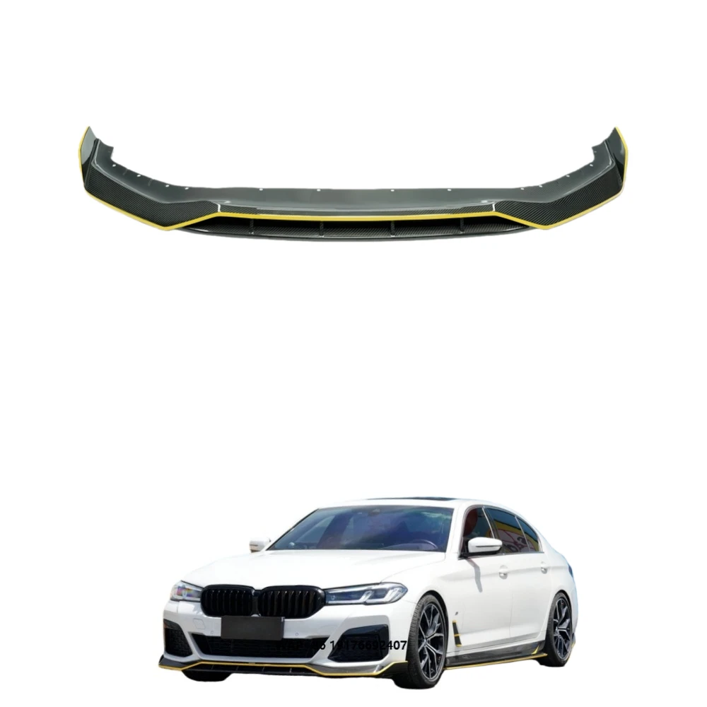 

New Front Lip AD Style Dry Carbon Fiber Front Shovel Front Chin Suitable forBMW 5 Series G30 G38 Modification and Upgrade