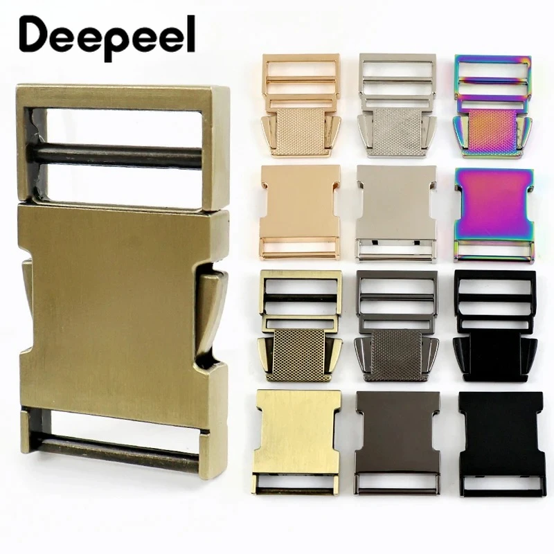 

3Pcs 25/32/38mm Metal Buckles Bag Strap Release Buckle Backpack Safety Snap Hook Belt Fastener Clasp Accessories for Handbags