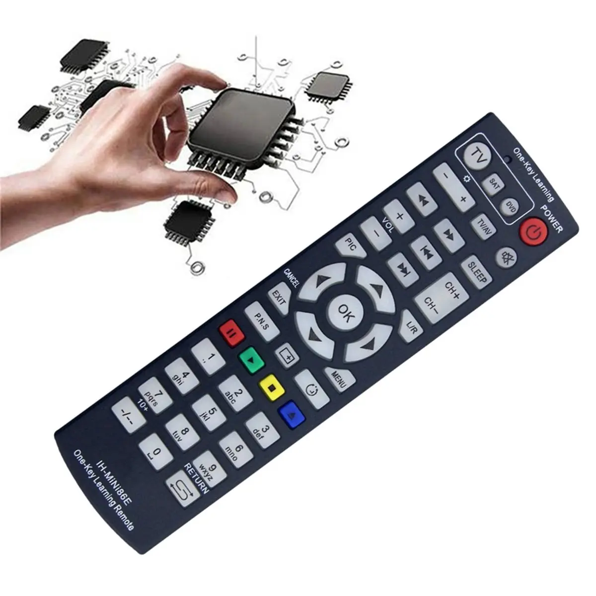 THANKSGIVING DAY IH-MINI86E One-Key Learning Remote Controller for TV/VCR/SAT/CBL/STR-T/DVD/VCD/CD Remote Control